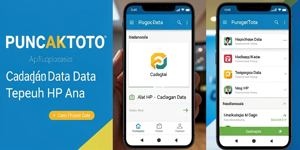 Antarmuka pengguna intuitif PUNCAKTOTO untuk pencadangan data.